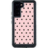Pink and Black Polka Dots Galaxy S24 Plus Waterproof Case